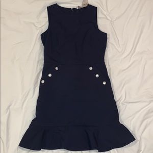 Petite Loft Sailor Cocktail Dress
